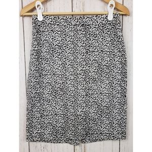 J.Crew Patterned Pencil Skirt